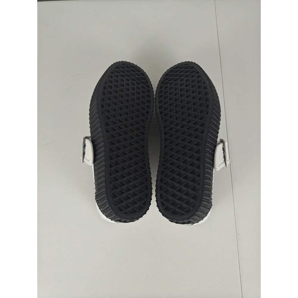 Vans Style 93 Chunky Creeper Platform Mary Jane Shoes White & Black Womens 8.5